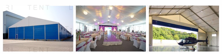 White PVC Marquee Wedding Party Event 10x15M Clear Span Tent for Sale