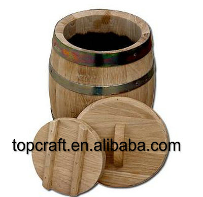 дубовая кадка бонпос. бочки для рыбы и икры. кадушка для бани. емкость из деревянных дощечек, обтянутая металлическими обручами. бочки кадки деревянные.