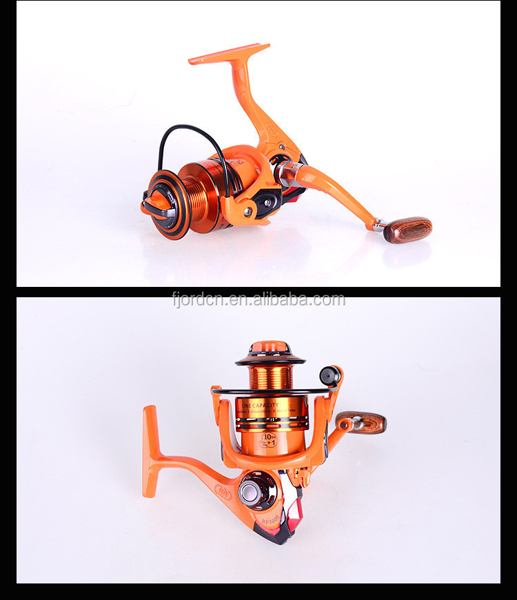 FJORD Orange Saltwater Spinning Fishing Reel - Durable Design, 5.2