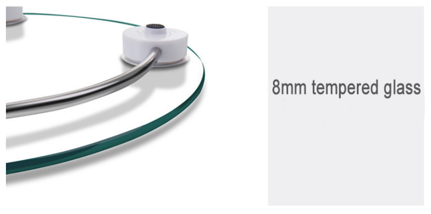 180kg glass calibrate digital weight bathroom scale