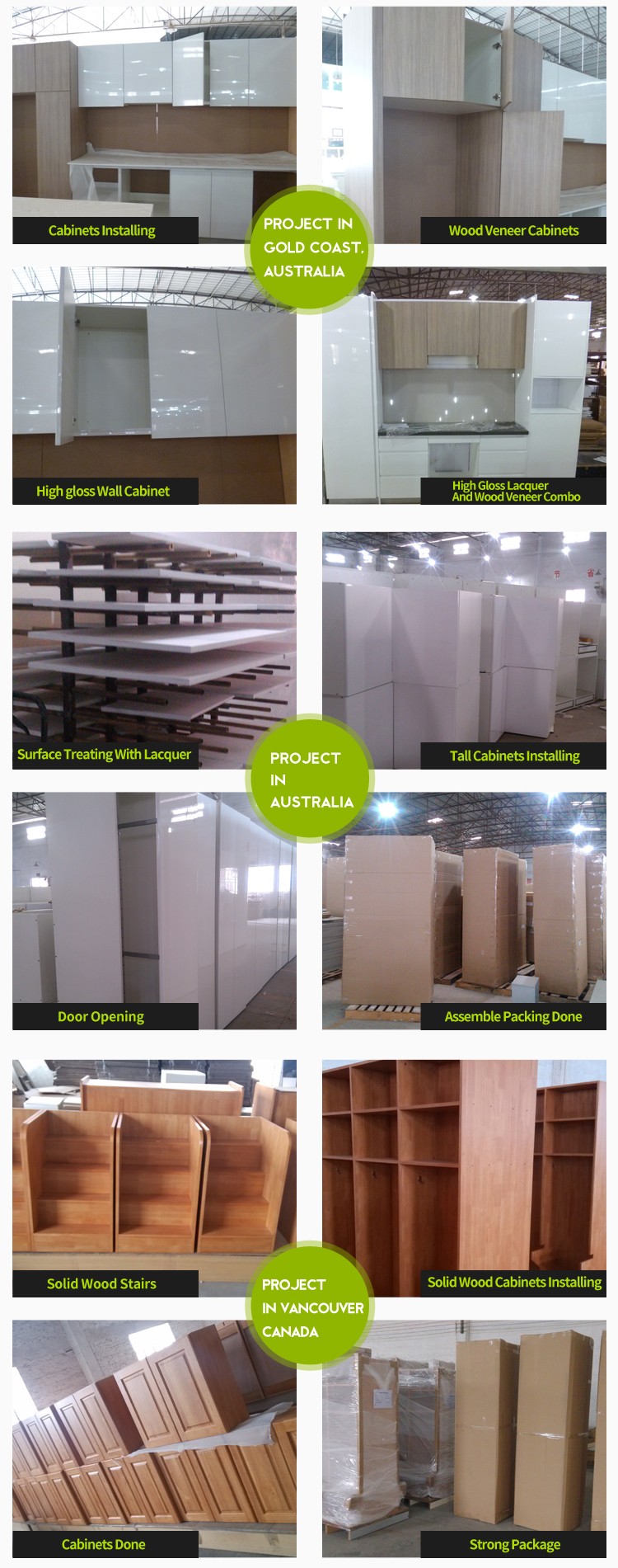 Easy fitted modular theromifile kitchen cabinet