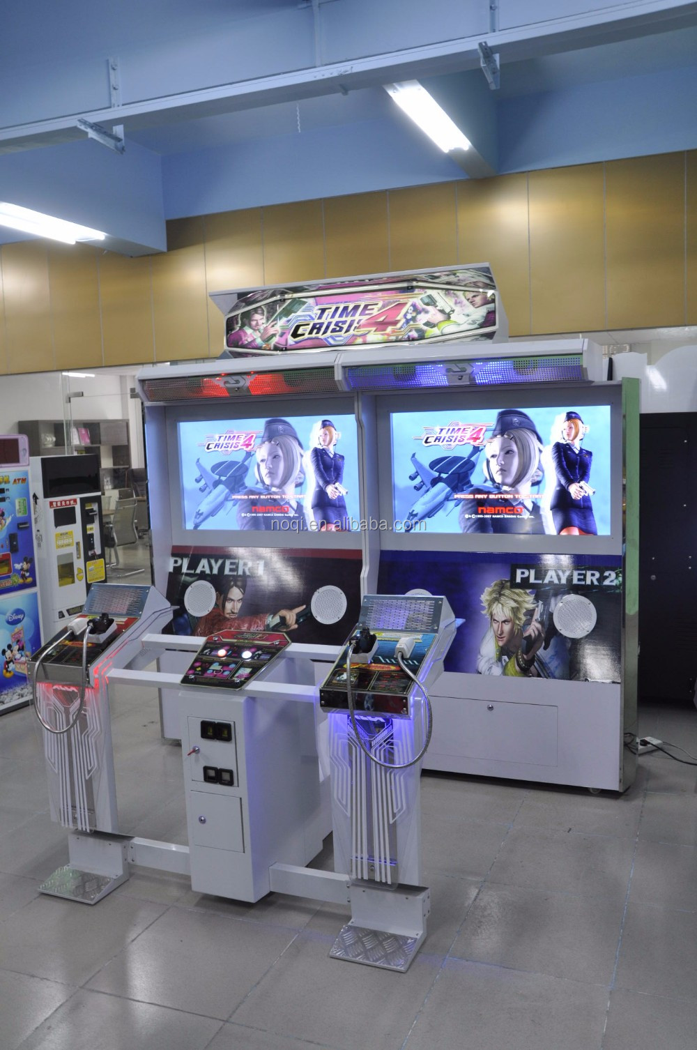 2 Players coin operated time crisis 3 4 5, ct5 arcade video simulator gun shoot game machine