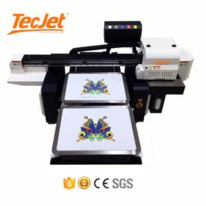 TECJET 6090 DTG 3d Cloth Inkjet Printing Machine Dtg T-shirt/T Shirt Garment Digital Printer for tshirt