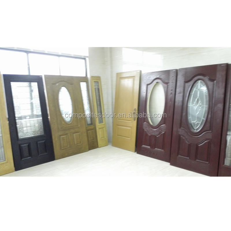 Alibaba proveedores de China Premium impermeable de fibra de vidrio frp GRP puerta artesano fibra de vidrio puertas de entrada residenciales