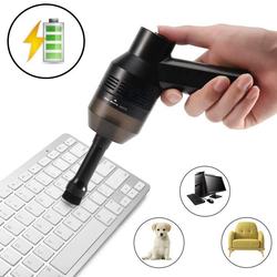 Recarregável Cabelo Poeira Migalhas de Pão Mini Sem Fio USB Teclado Aspirador de pó