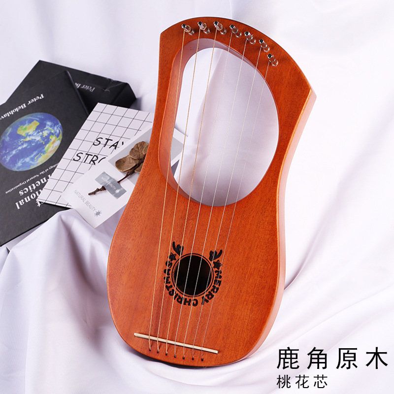 伝統的なアイルランドのライアーハープ7弦さまざまなデザイン/ライアー