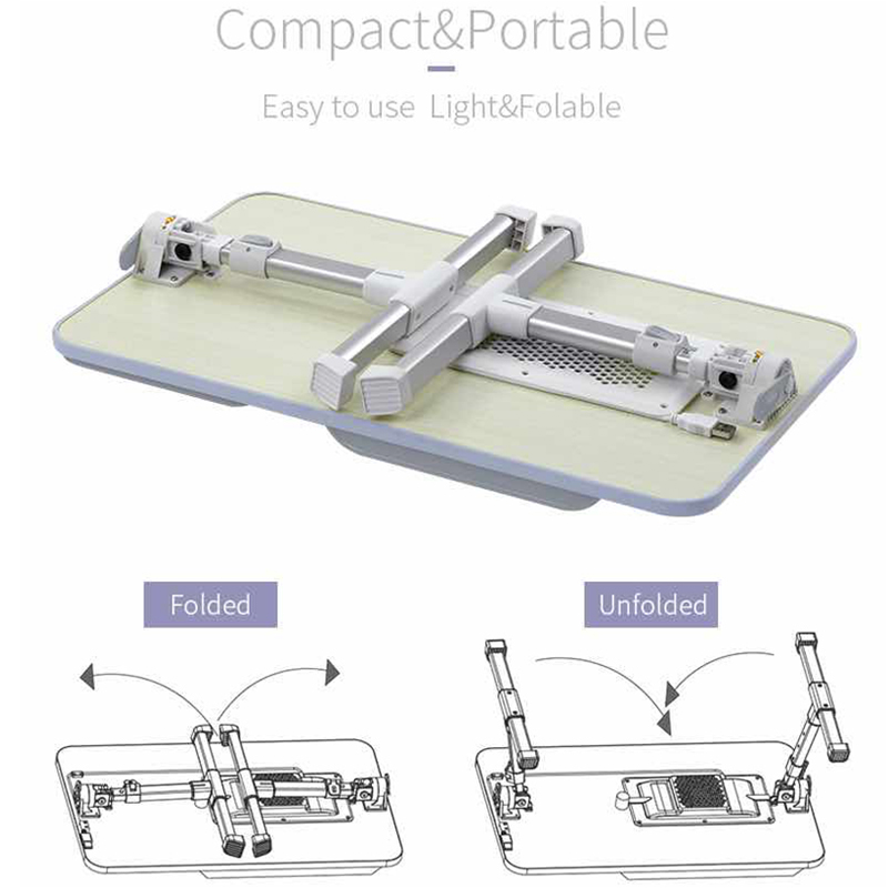 Usb Cooling Fan  Foldable Laptop Table Adjustable Mount For Macbook office tables