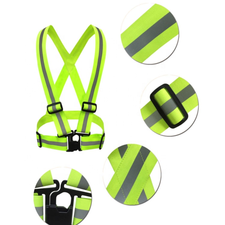 cheap china factory high visibility reflective wholesale custom knitted safety vest