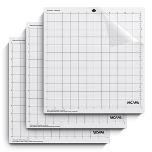 Nicapa Memotong Tikar Pengganti Standardgrip,12X12 Inch, 3 Buah/Bungkus Cutting Mat untuk Silhouette Cameo 3/2/1