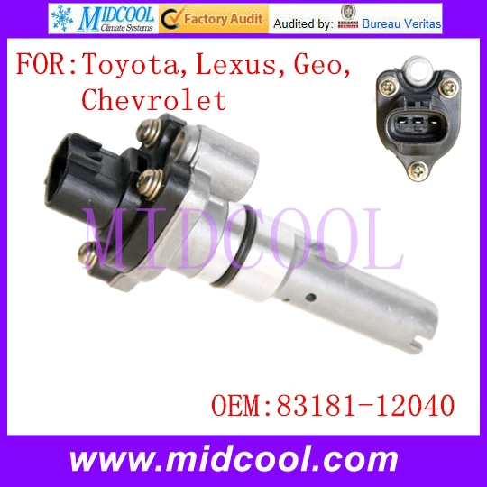 Auto Kendaraan Kecepatan Sensor 83181-12040 untuk Toyota Lexus Chevrolet Geo