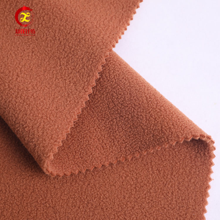 Производство 100 Поли камуфляж скрепленный флис ткань 400gsm