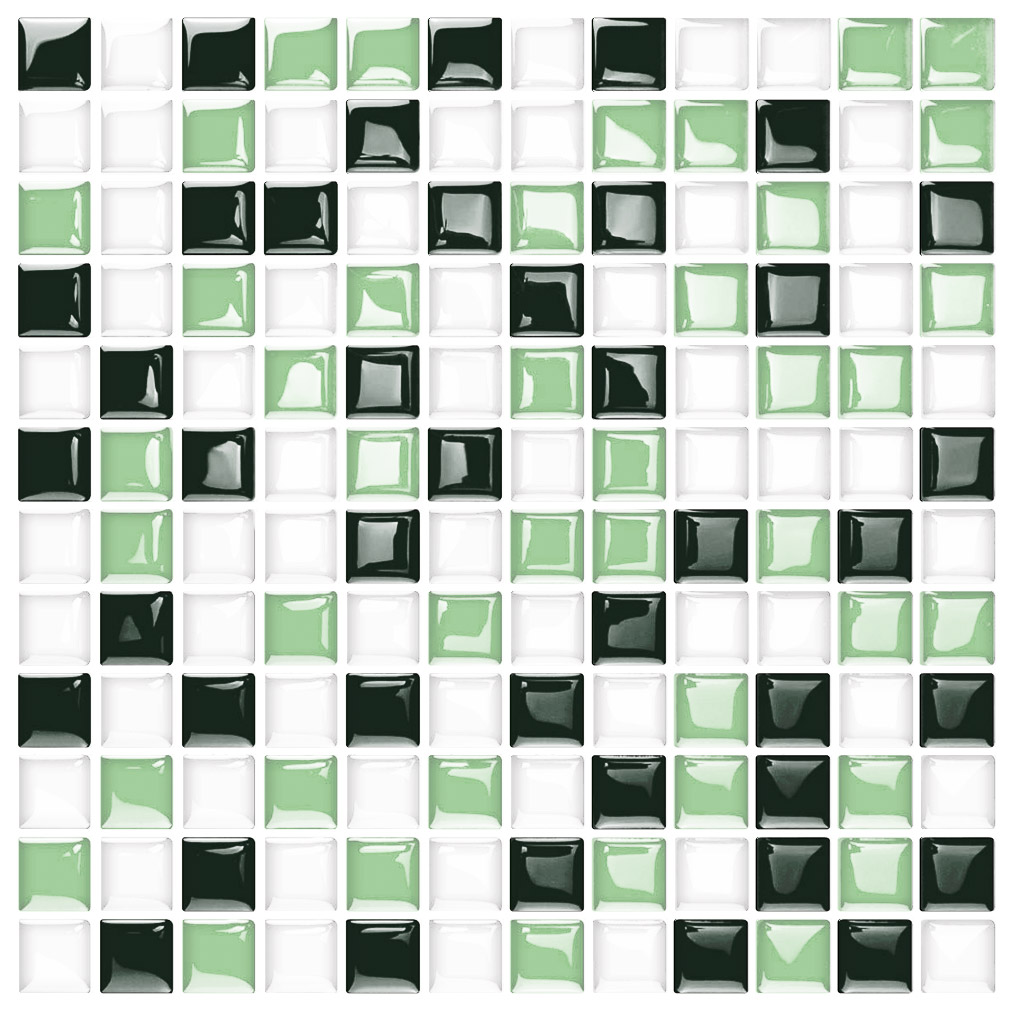 Interior decoration self adhesive waterproof mosaic vinyl wallpaper for kitchen backsplash