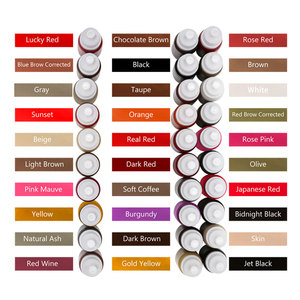 Kiay 3d eyebrow best tattoo ink 1/2 Oz each bottle