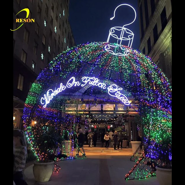 Giant LED Christmas Ball Decoration Light Ball Arch Motif Light Ball