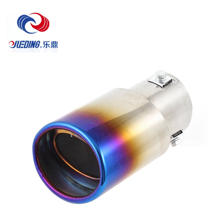 A Pair 4 Tip Dual Exhaust Muffler Silencer For Porsche Panamera Car Decorations