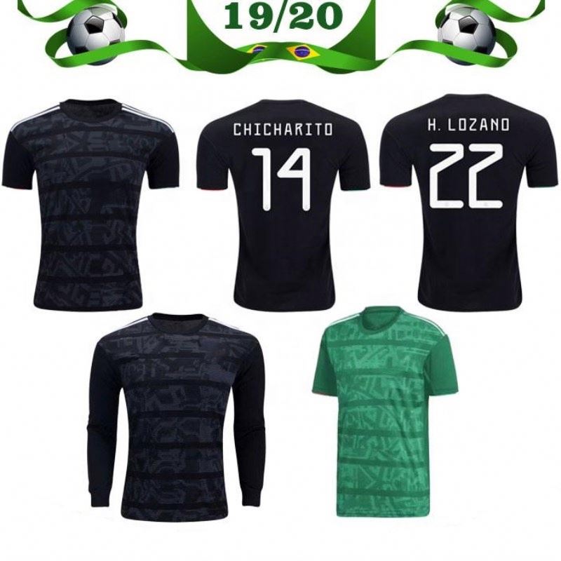 Women/'s CHICHARITO Black Mexico Soccer Jersey Unbranded 2019 Jersey