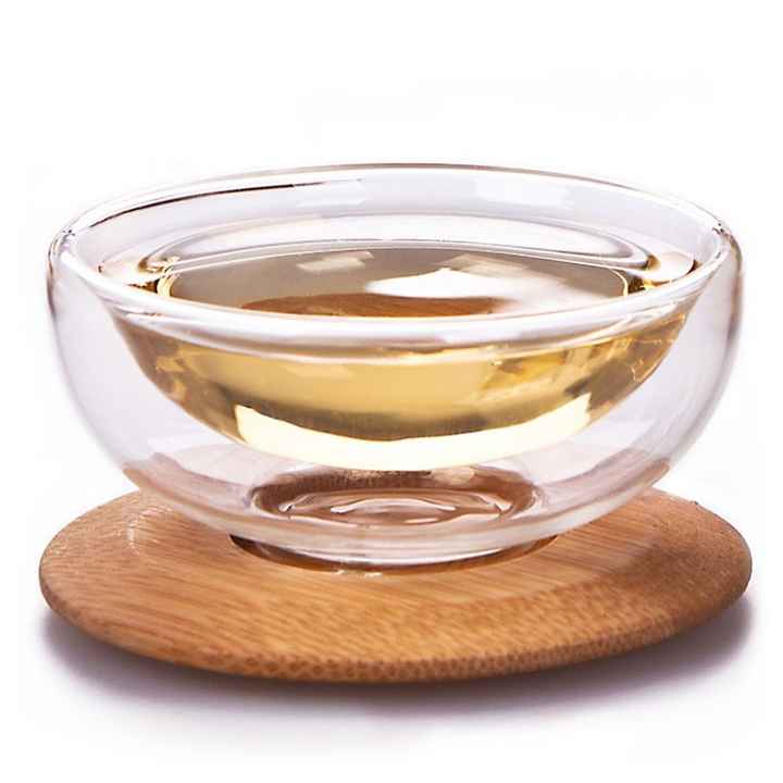 wholesale custom clear glass soup punch bowl and spoon set