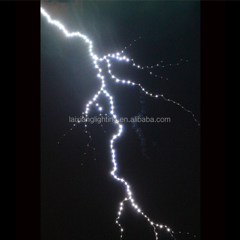 Светодиодная лампа Thunder с концевым свечением, умная оптоволоконная светодиодная декоративная лампа thunder