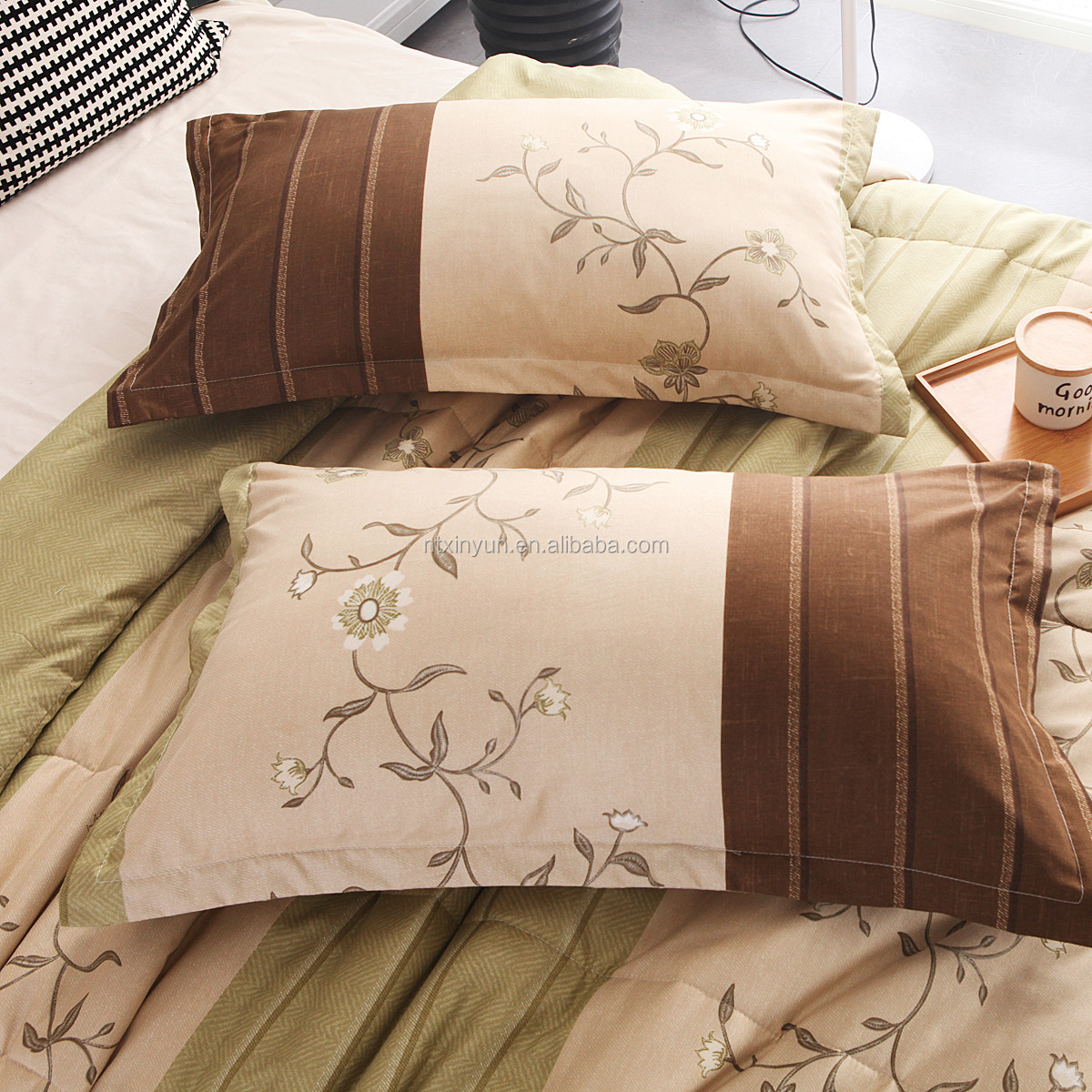 duvet cover set cottons- Stitched christmas quilt Pattern- home textile bedspread sheet-bedding set comforter-Full/queen/king