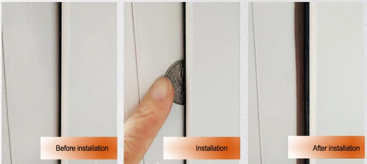 EPDM rubber sealing strips for wooden doors