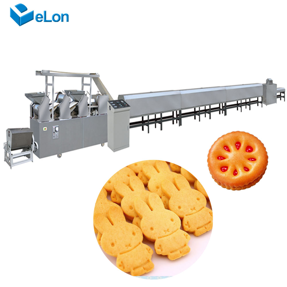 150-200kg/h Automatic biscuit making machine factory price