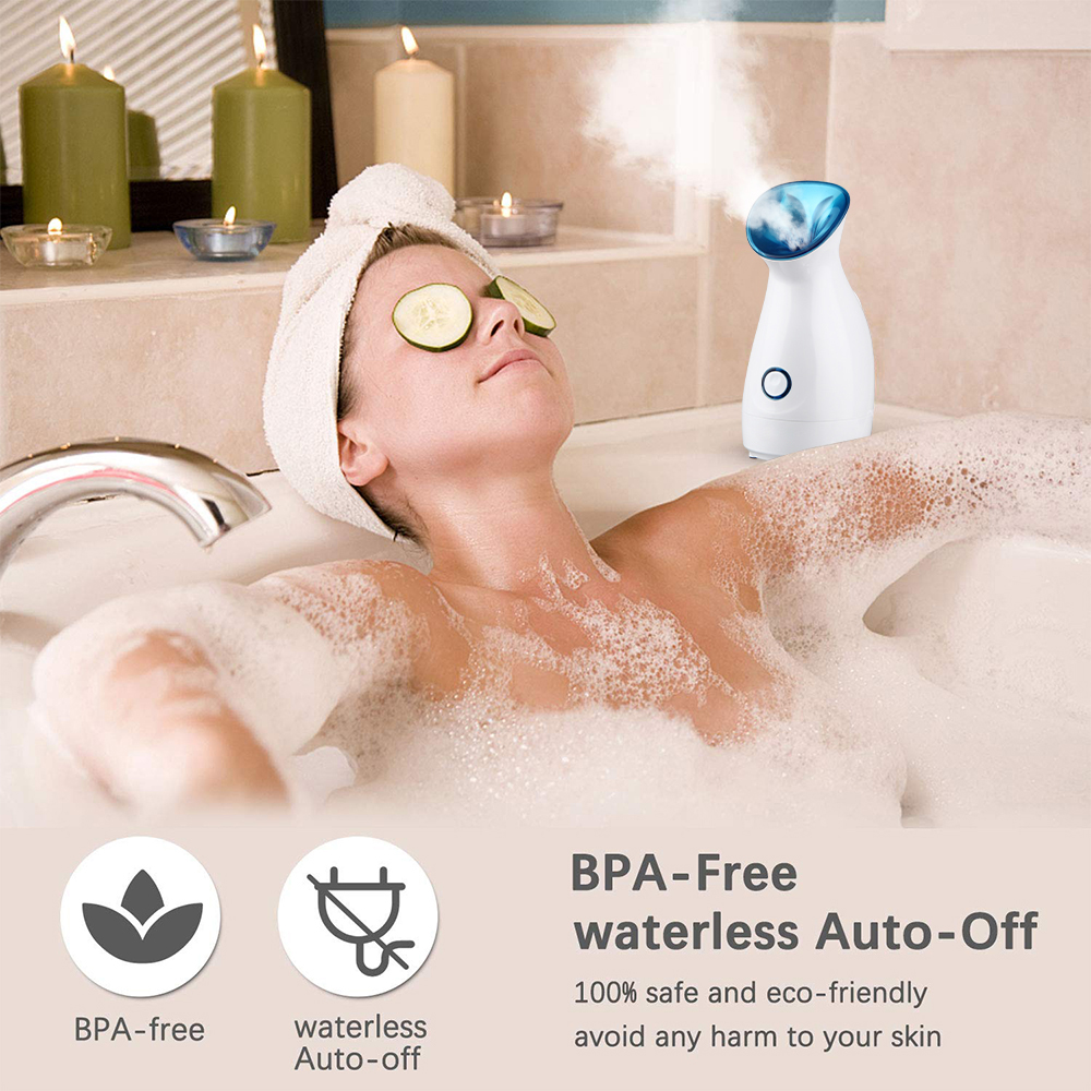 Upgraded Nano Ionic Facial Steamer - Moisturizing Spa
