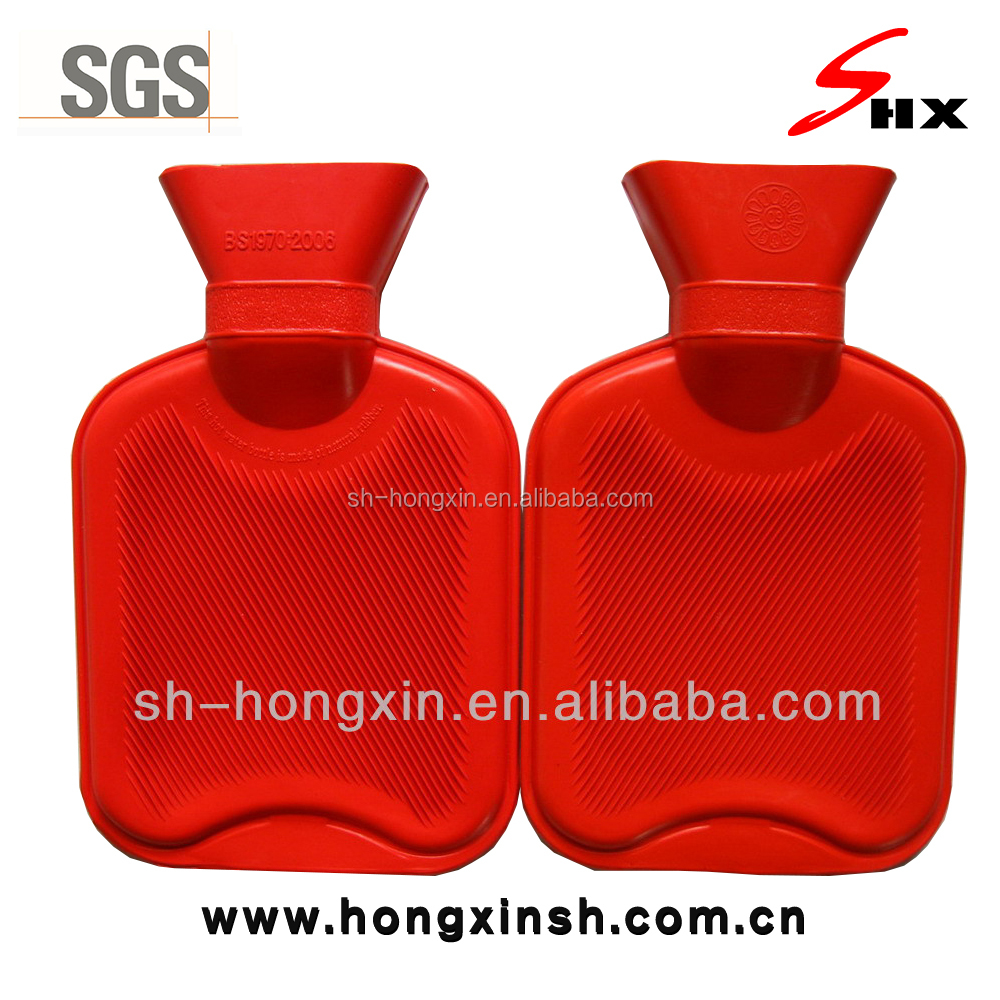BS natural rubber hot water bag top quality