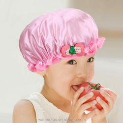 China OEM Sale Stock Cute Baby Bath Hat kids shower cap