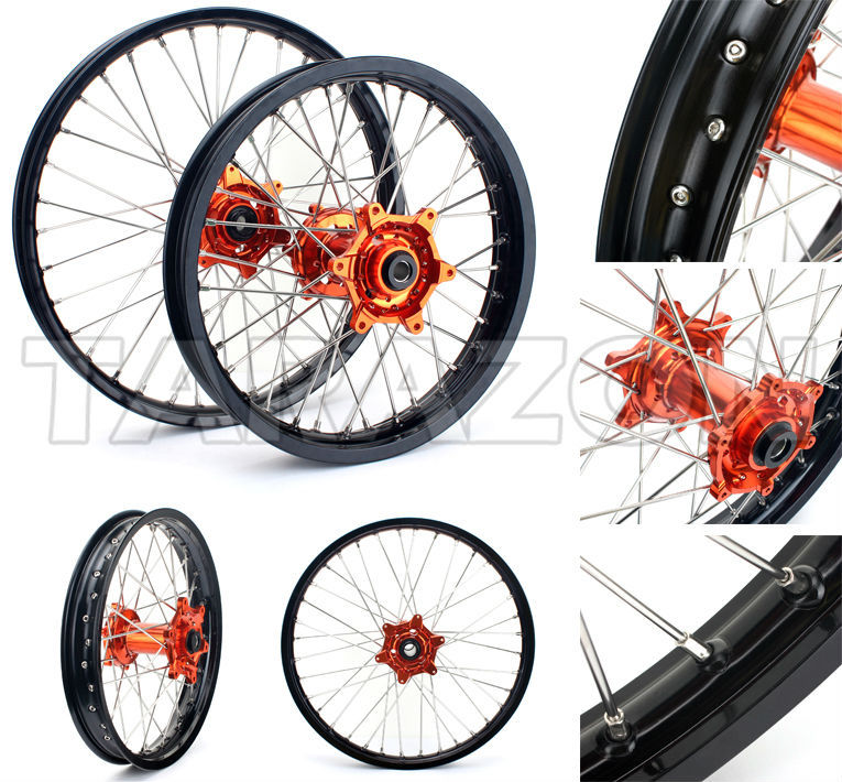 污垢自行车辐条车轮适合kawasaki ktm雅马哈本田铃木