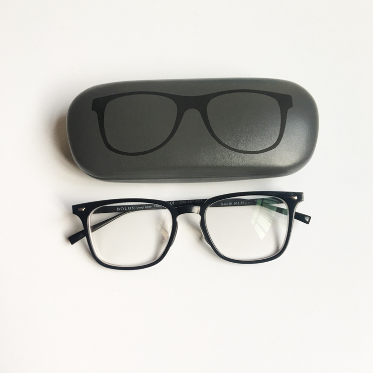 Atacado flip top óculos óculos caso caso eyewear caso fold couro marrom