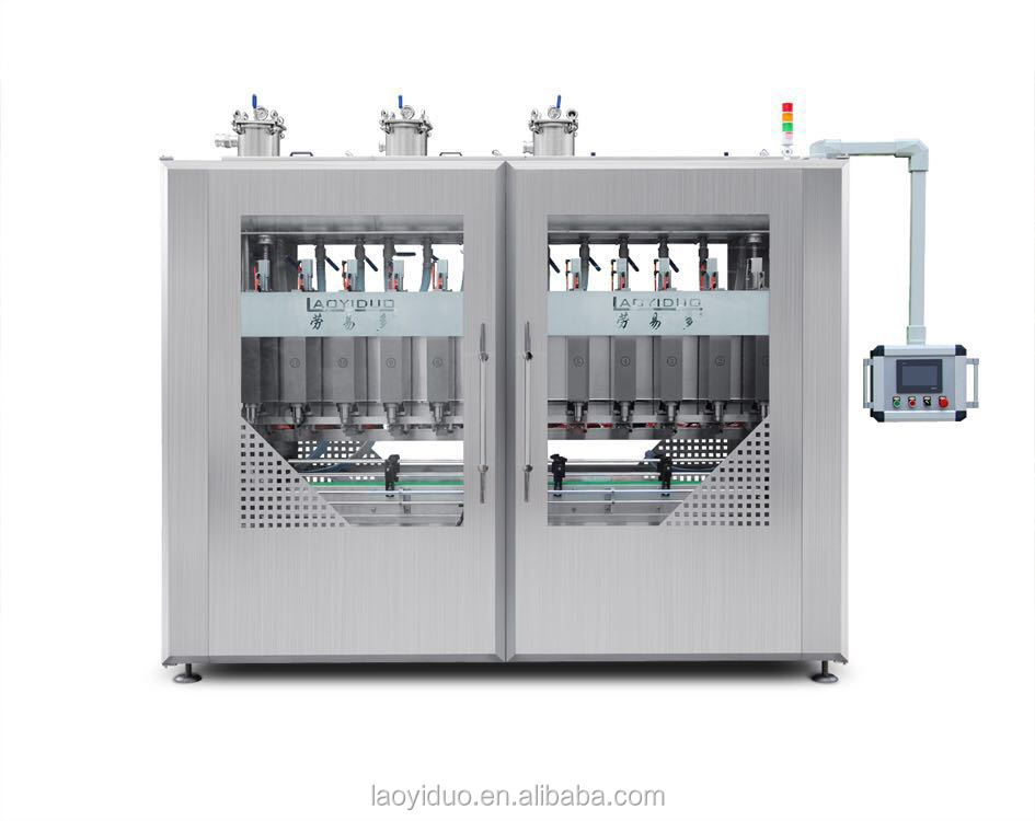 Лубрикант смазочное масло Автоматическая производственная линия для 1л до 6л