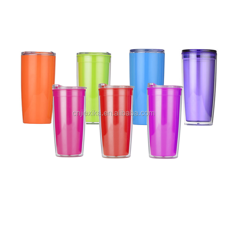 Пластиковая Изолированная кружка с двойными стенками, 20 унций, не содержит Бисфенол А