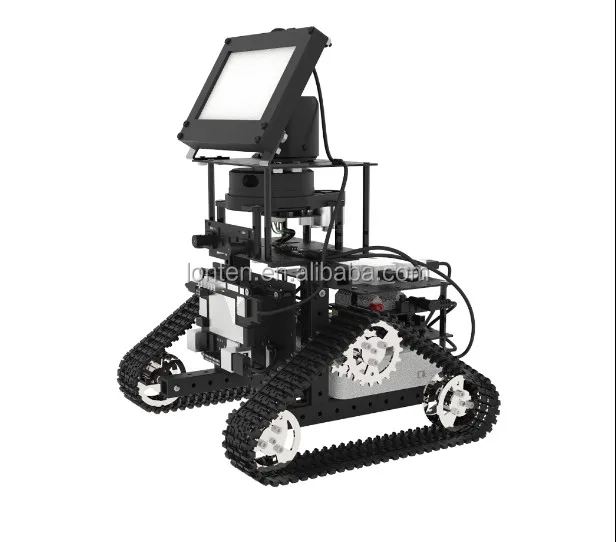 OEM CUSTOM Robot Smart Car kit me<i></i>tal Chassis Robot car For DIY education Security mo<i></i>nitor Research and development