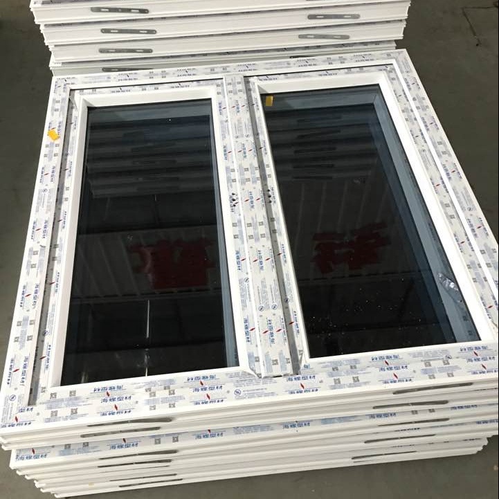 Australiano Padrão PVC Janela, Frame DO PVC Porta e Janela de Vidros Duplos, Perfil da janela DO PVC