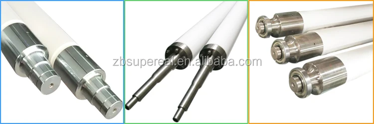 High temperature fused silica rolls /  ceramic rollers for tempered glass process