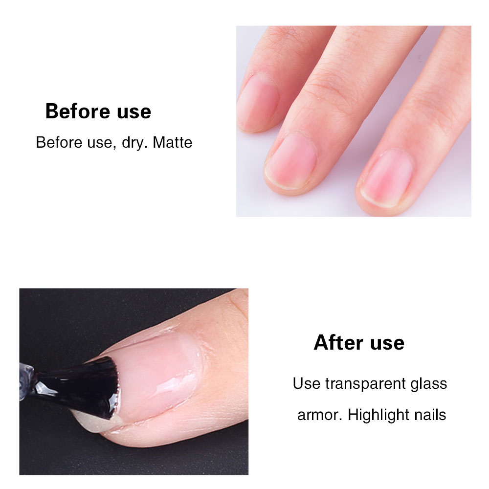 OYAKOM Top Coat and Base Coat Soak Off Nail Polish UV Gel LED Nail Primer Gel Varnish Transparent Nail Art Gel Polish