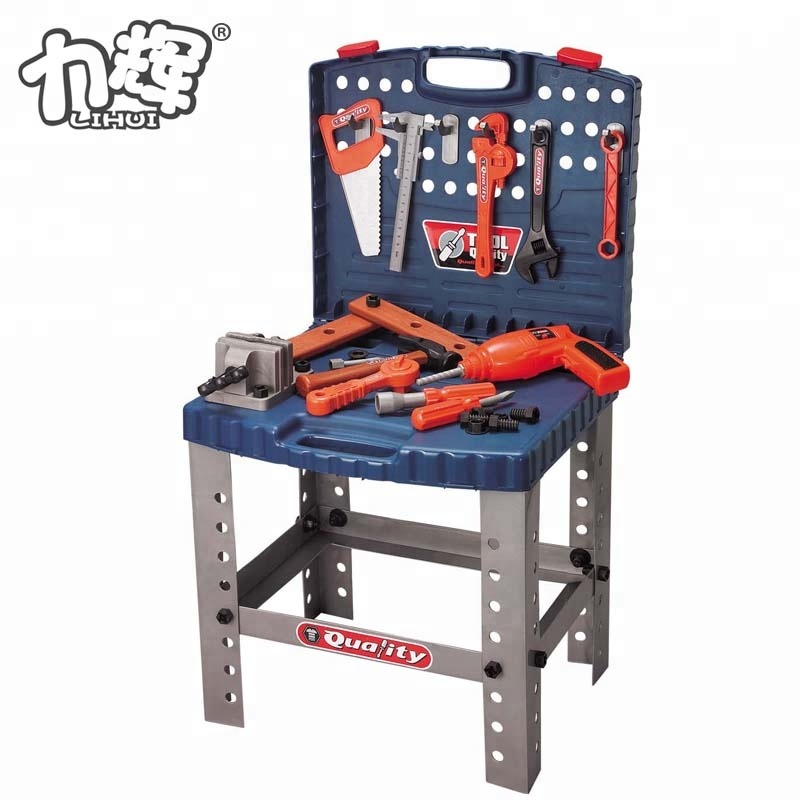 Экологичные нетоксичные электрические пластиковые игрушки набор инструментов пластиковые наборы инструментов коробка для детей