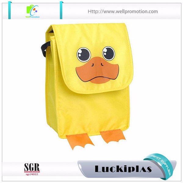 Prezzo di fabbrica all'ingrosso modello personalizzato modello simpatico cartone animato piccola borsa termica pranzo per bambini isolata