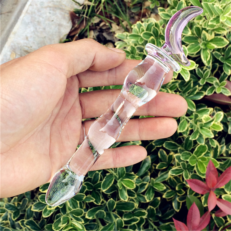 玻璃按摩棒背部和全身深层组织快乐玩具为女性女性