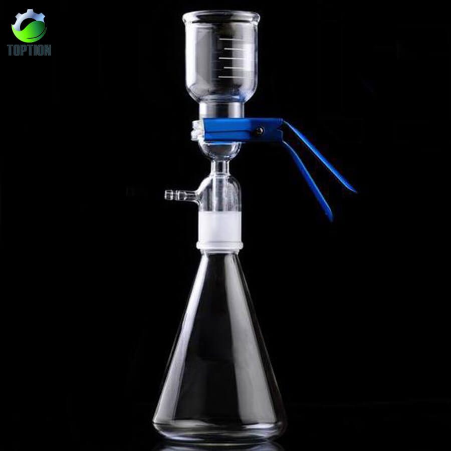 2L Laboratory Glassware Solvent Filtration Apparatus Solvent Filtration Assembly Glass Filtration Vacuum Apparatus