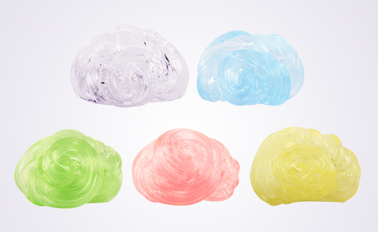 疯狂的液体玻璃水晶硅胶腻子 fidget 玩具为孩子硼砂免费腻子玩具