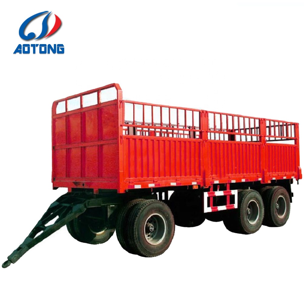 5トン4輪農業チッピングトレーラー - 鉄製トラックトレーラー、5000kg、24V