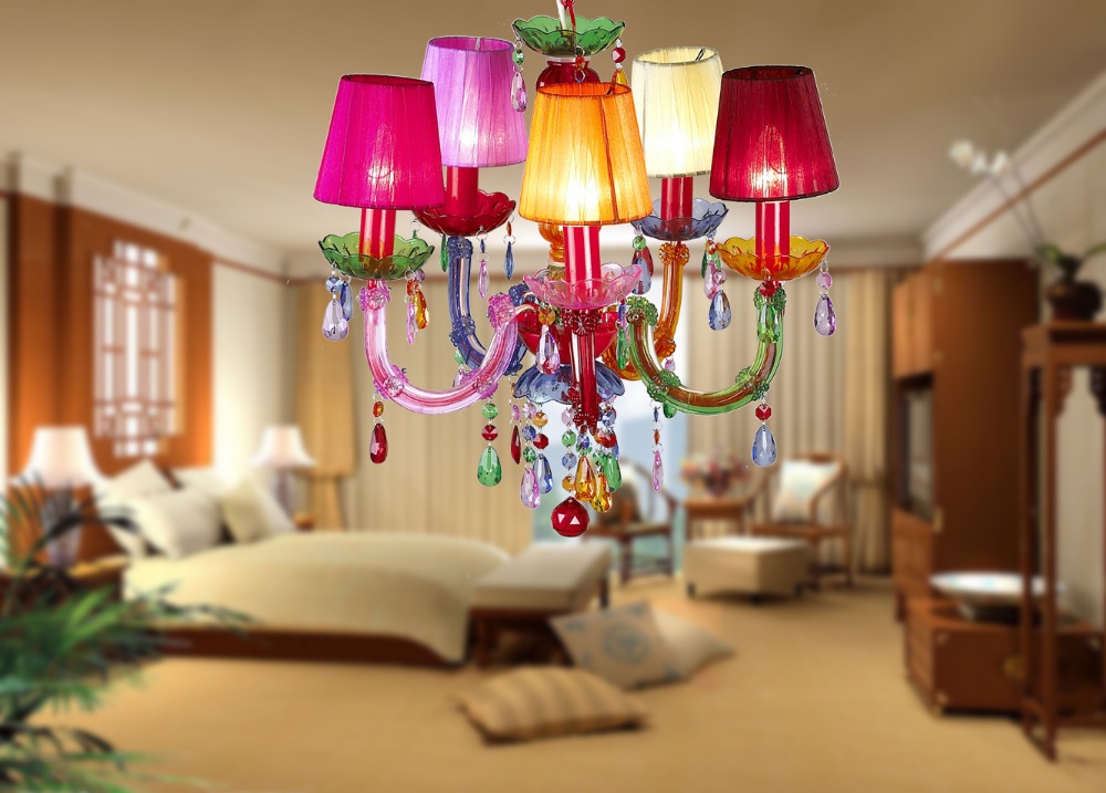 5 arm multi- color babies and kinds room  arabic style plastic chandeliers and pendant lights NS-120071