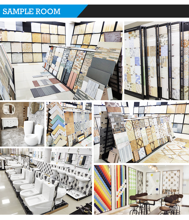 High quality interioranti-slip rustic living room wood grain floor ceramic tiles