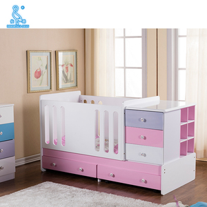 baby cot and drawer set