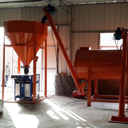 Горизонтальный ленточный смеситель сухого порошка 1000 кг