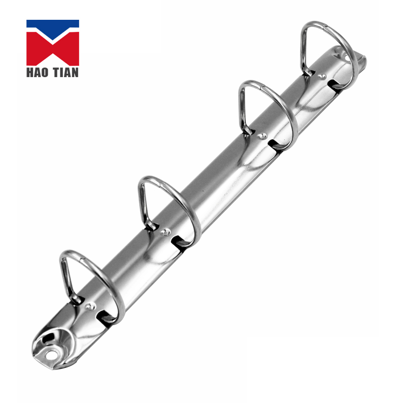 Оптовая продажа, никелевая пластина, 4-D кольцевой зажим, металлический связующий механизм