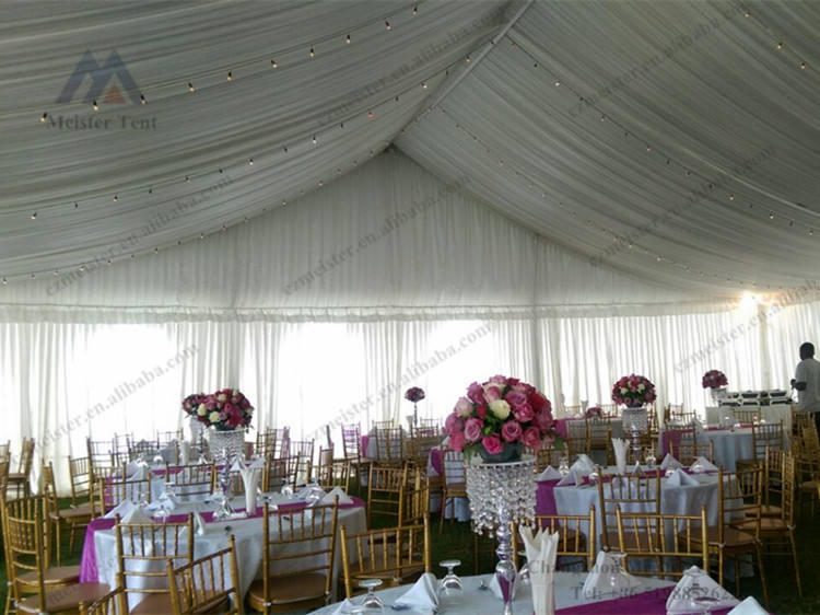 Luxury Moroccan Wedding Tent with Wooden Floor Aluminum Frame