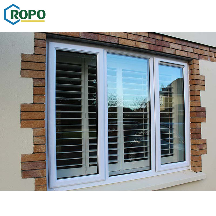 AGGA China Home Plastic PVC UPVC Frame French Windows And Doors