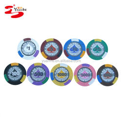 13.5g casino cheap custom clay Las Vegas Poker Room chips